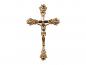 Preview: Wandkreuz,  Kreuz Kruzifix Messing JESUS Christus Altarkreuz jesus am kreuz 33 cm