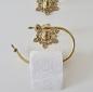 Preview: Toilettenpapier-Halter Gold Wc Papierhalter Messing Klopapier Rollenhalter