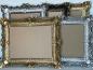 Preview: Barock  Bilderrahmen Jugendstil Weiß-Silber Antik Rechteckig 56x46 BAROCK 30x40 Ohne Glas  3049