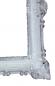 Preview: Barock  Bilderrahmen Jugendstil Weiß-Silber Antik Rechteckig 56x46 BAROCK 30x40 Ohne Glas  3049