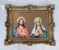 Preview: Gerahmte Gemälde Jesus Christus und Maria Sonnenschein Religiösebilder 56x46cm Kunstdruckbild