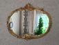 Preview: Barock Wandspiegel oval Antik Gold 52x42 Badspiegel Vintage ovaler Spiegel