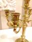 Preview: Messing Kerzenständer Kerzenleuchter Gold  Leuchter Kerzenhalter 36cm Kandelaber Deko