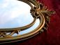Preview: Wandspiegel Oval Gold Barock Badspiegel Antik Ovaler Spiegel 60X39 Mirror c462