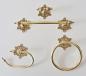 Preview: Toilettenpapier-Halter Gold Wc Papierhalter Messing Klopapier Rollenhalter
