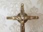 Preview: Stehkreuz , Standkreuz groß Wandkreuz Jesus Corpus Herrgott Kruzifixe Antik Gold  58cm