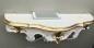 Preview: Wandkonsole barock Elfenbein Gold  45x21cm Wandregal BAROCK ANTIK  cp68Ig