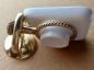 Mobile Preview: Seifenhalter Gold Wc Papierhalter Messing Porzellan Seifenschale Seifenablage