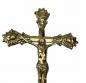 Preview: Wandkreuz,  Kreuz Kruzifix Messing JESUS Christus Altarkreuz jesus am kreuz 33 cm