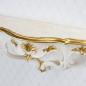 Preview: Wandkonsole barock Elfenbein Gold  45x21cm Wandregal BAROCK ANTIK  cp68Ig