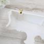 Preview: Wandkonsole barock Elfenbein Gold  45x21cm Wandregal BAROCK ANTIK  cp68Ig