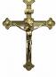 Preview: Jesuskreuz-Wandkreuz-Gold-Kruzifix-Jesus-Korpus-Christus-HerGott-Messing-16x21cm Jesus Christus  1709