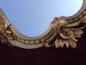 Preview: Barock Wandspiegel Antik Oval Gold Retro Spiegel Flurspiegel  50X35 Badspiegel c444 Neu