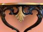 Preview: Wandkonsole Schwarz Gold Wandablage in barock Still Antik Spiegelkonsole aufhängbar Höhe :56 cm  Extra anfertigung Cp60 Schwarz Gold