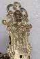 Preview: Wandkerzenhalter 2 Armig Wandkerzenleuchter antik gold mehrarmig Klavierleuchter schwenkbar Barockstil 82262 MADE IN ITALY