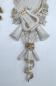 Preview: Wanddeko ,Wandrelief Antik in Barockstil, Weiß-Gold, Wandbehang, Ornament, Türbogen , Spiegeldeko, Weihnachtsdeko, 60 x18