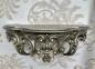 Preview: Wandkonsole Antiksilber BAROCK Spiegelkonsole 50x20x24 Antik ornament Wandablage Wanddeko Cp72-AS