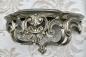 Preview: Wandkonsole Antiksilber BAROCK Spiegelkonsole 50x20x24 Antik ornament Wandablage Wanddeko Cp72-AS