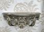 Preview: Wandkonsole Antiksilber BAROCK Spiegelkonsole 50x20x24 Antik ornament Wandablage Wanddeko Cp72-AS