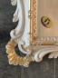 Preview: Wandspiegel Creme-Gold Ornamente Barockspiegel 43x37 Badspiegel Flurspiegel C532