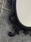 Preview: Wandspiegel Barock Oval Schwarz 41cmx27cm Antik,PrunkSpiegel  Kosmetikspiegel