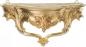 Preview: Wandkonsole Gold in Barockstill Wandregale Spiegelkonsole Ablage 30 x 16 Gold Blumenständer Ablage MADE IN ITALY