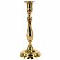 Preview: Kerzenleuchter Messing Gold Kerzenständer Kerzenhalter Leuchter Höhe :23 cm ITALY