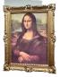 Preview: berühmteste Lächeln der Welt Mona Lisa von Leonardo Da Vinci barock 90x70 Bild mit Rahmen Gold Antik Gerahmte Gemälde berühmte bilder Kunstepoche