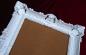 Preview: Bilderrahmen-Weiß Barock 56x46cm Fotorahmen Antik Rechteckig 30x40 Barock Rahmen