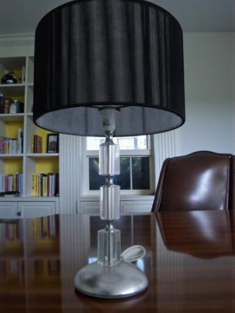 Tischleuchte Tischlampe Leselampen Lampe Nachttischlampe Kristalglas  50 cm Exklusiver tischlampe Edel