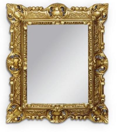 Wandspiegel , Spiegel, Barock, Antik , Badspiegel, Gold , 3047 , 45x37