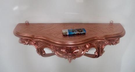 Wandkonsole Kupfer Barock stil Spiegelkonsole Wandregal Antik stil Wandablage