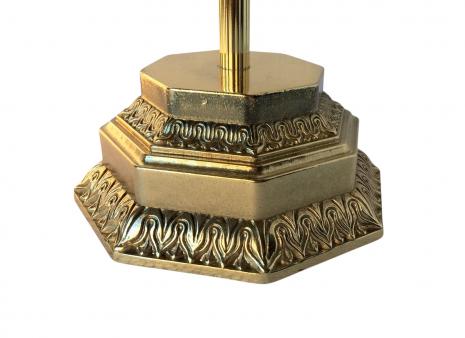 Messing Gold Stand wc Garnitur 58 cmToilettenbürste Klopapierhalter Bürste poliertes Messing