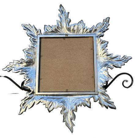 Wandspiegel Sonne Barock Antik Silber SPIEGEL SONNE 50cm Badspiegel Sun Mirror C495