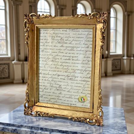 Bilderrahmen Gold Antik Barockrahmen 13x18cm Fotorahmen Shabby 20x25 Deko C48-p