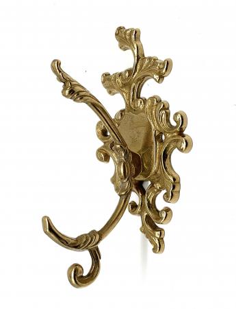Wandhaken  messing Garderobenhaken Kleiderhaken Haken  Gold 11x17 Art 80315