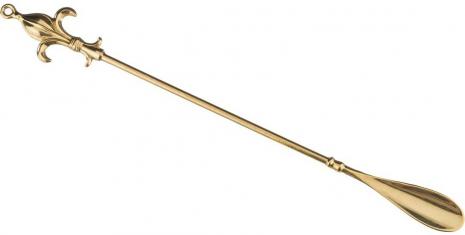 Luxus Schuhlöffel Schuhanzieher Messing Gold 50 cm edel hochwertig Antik