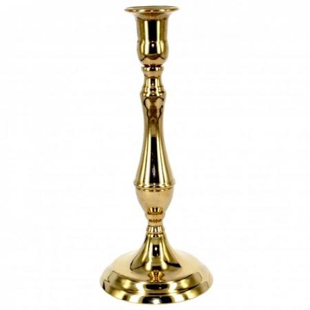Kerzenleuchter Messing Gold Kerzenständer Kerzenhalter Leuchter Höhe :23 cm ITALY