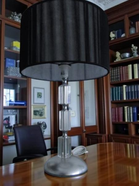 Tischleuchte Tischlampe Leselampen Lampe Nachttischlampe Kristalglas  50 cm Exklusiver tischlampe Edel