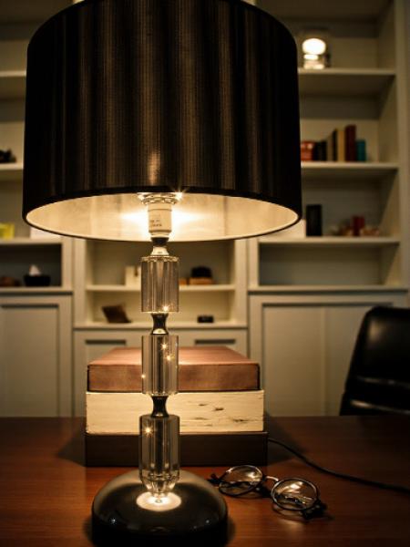 Tischleuchte Tischlampe Leselampen Lampe Nachttischlampe Kristalglas  50 cm Exklusiver tischlampe Edel