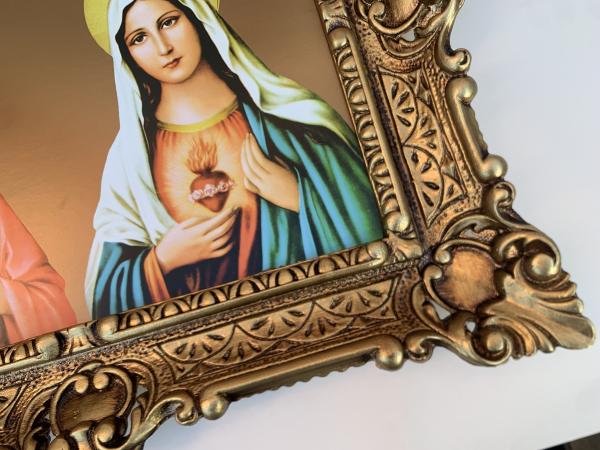 Gerahmte Gemälde Jesus Christus und Maria Sonnenschein Religiösebilder 56x46cm Kunstdruckbild