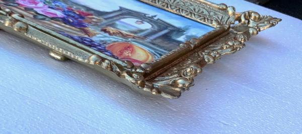 Gerahmte Gemälde Jesus Christus Religiösebilder 56x46cm Kunstdruckbild Wandbild Jesuspray