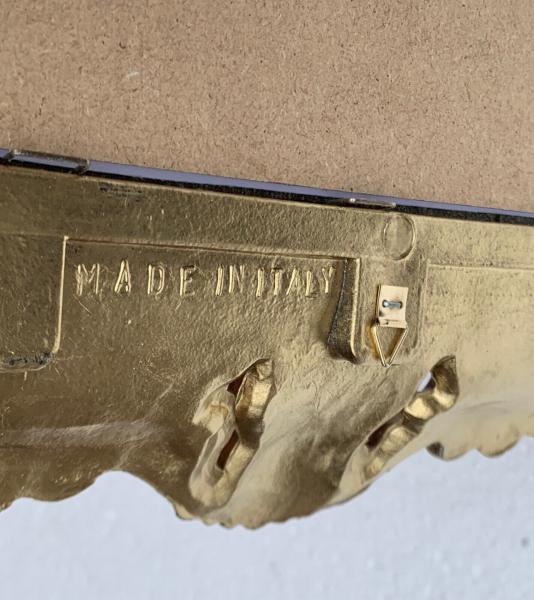 Gerahmte Gemälde Blumen in Vase Schwarz 56x46cm Stillleben Blumen in Barock Rahmen Antik Blumenbild