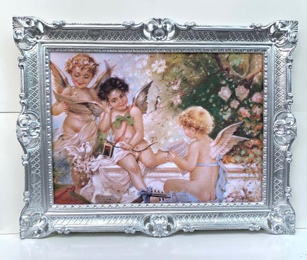 Gerahmte Gemälde Schutzengel Kunstdruckbild Engelsbild berühmte Engel Gemälde Engel Renaissance, italienische Renaissance-Malereien