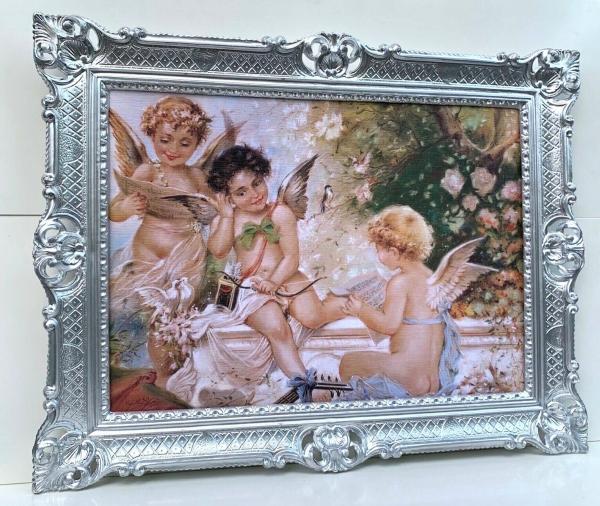 Gerahmte Gemälde Schutzengel Kunstdruckbild Engelsbild berühmte Engel Gemälde Engel Renaissance, italienische Renaissance-Malereien