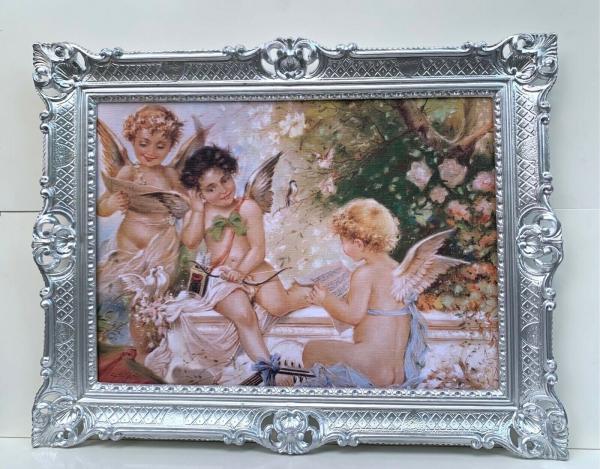 Gerahmte Gemälde Schutzengel Kunstdruckbild Engelsbild berühmte Engel Gemälde Engel Renaissance, italienische Renaissance-Malereien