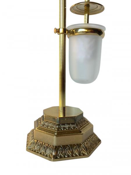 Messing Gold Stand wc Garnitur 58 cmToilettenbürste Klopapierhalter Bürste poliertes Messing