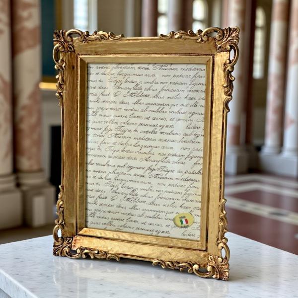 Bilderrahmen Gold Antik Barockrahmen 13x18cm Fotorahmen Shabby 20x25 Deko C48-p