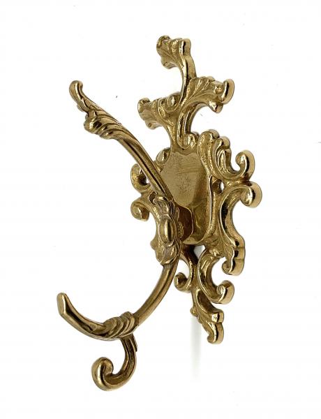Wandhaken  messing Garderobenhaken Kleiderhaken Haken  Gold 11x17 Art 80315