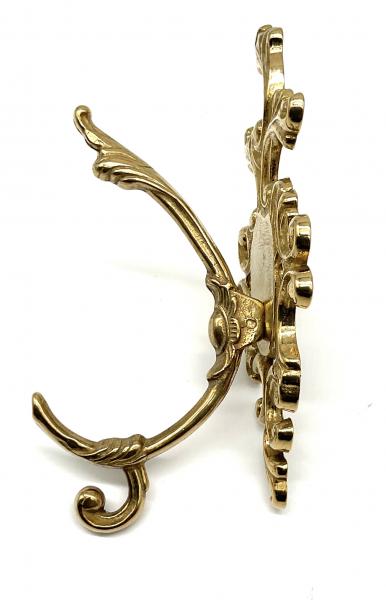 Wandhaken  messing Garderobenhaken Kleiderhaken Haken  Gold 11x17 Art 80315